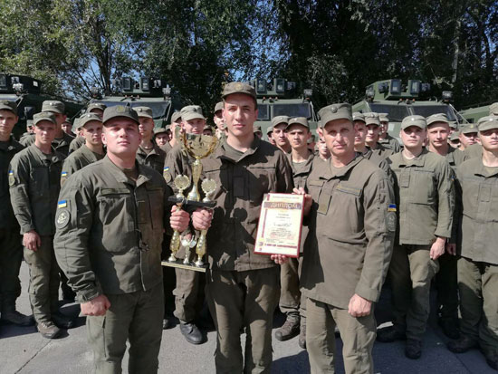 Привітання переможців змагання на кращий взвод оперативного призначення у Національній гвардії України